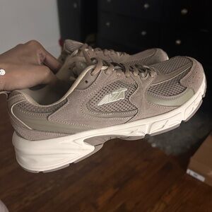 Beige Athletic Sneakers